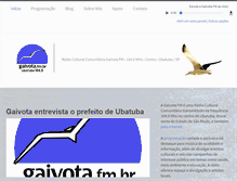 Tablet Screenshot of gaivota.fm.br